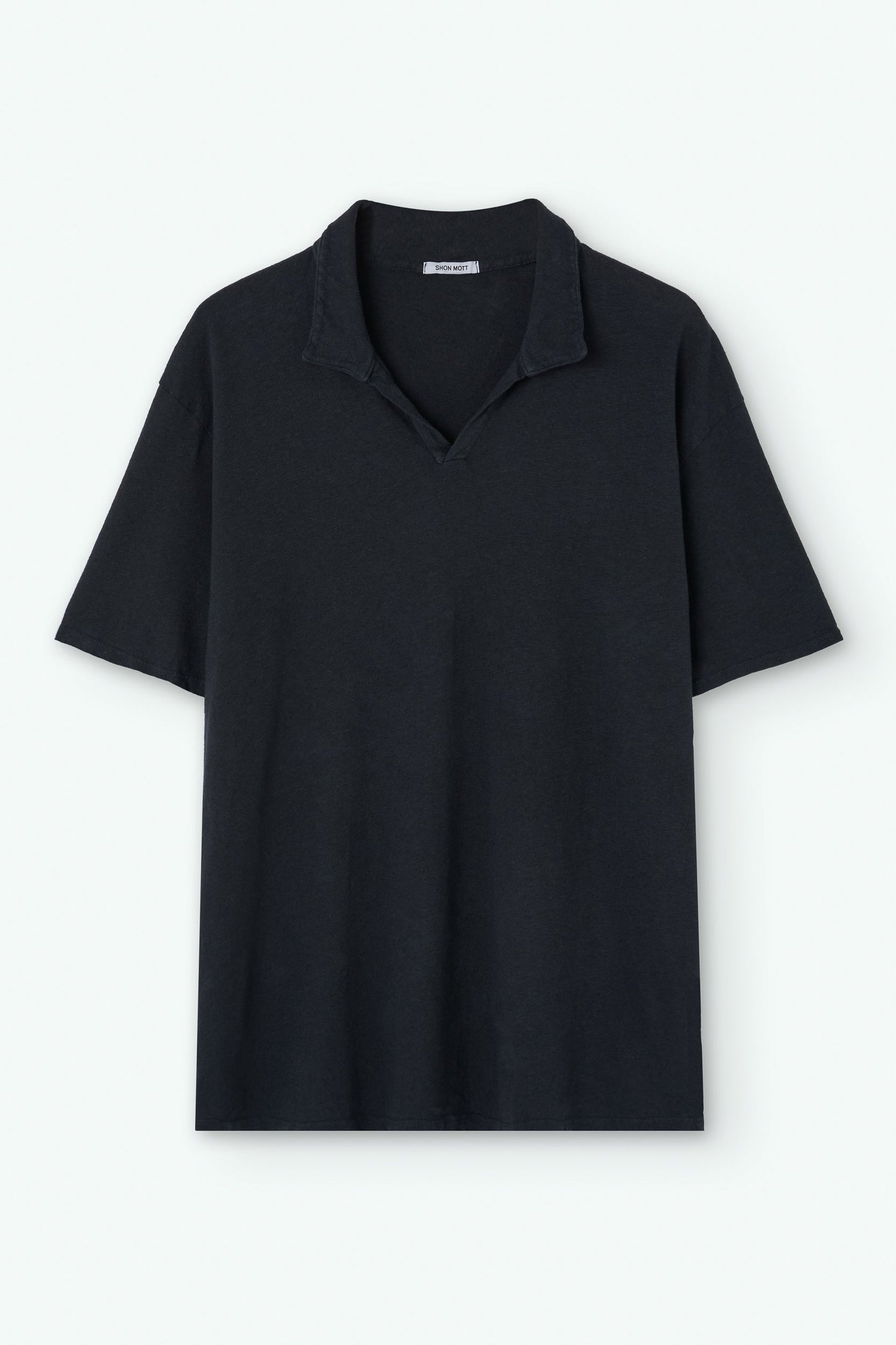 Polo de lino y algodón