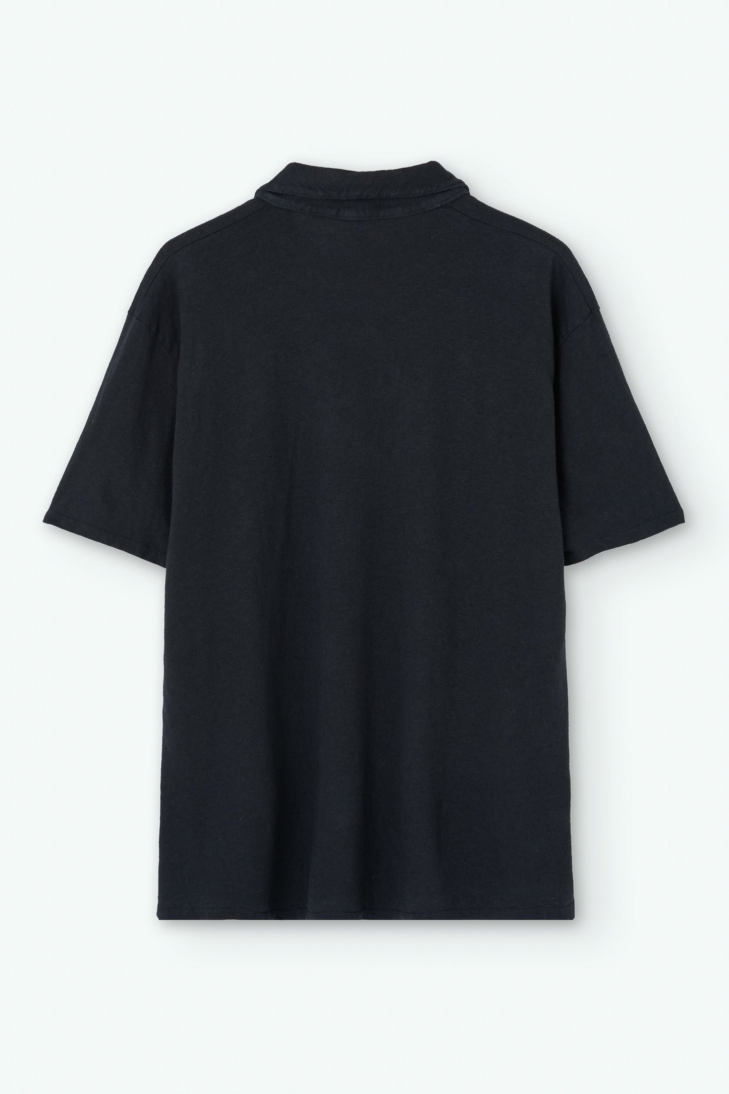Polo de lino y algodón