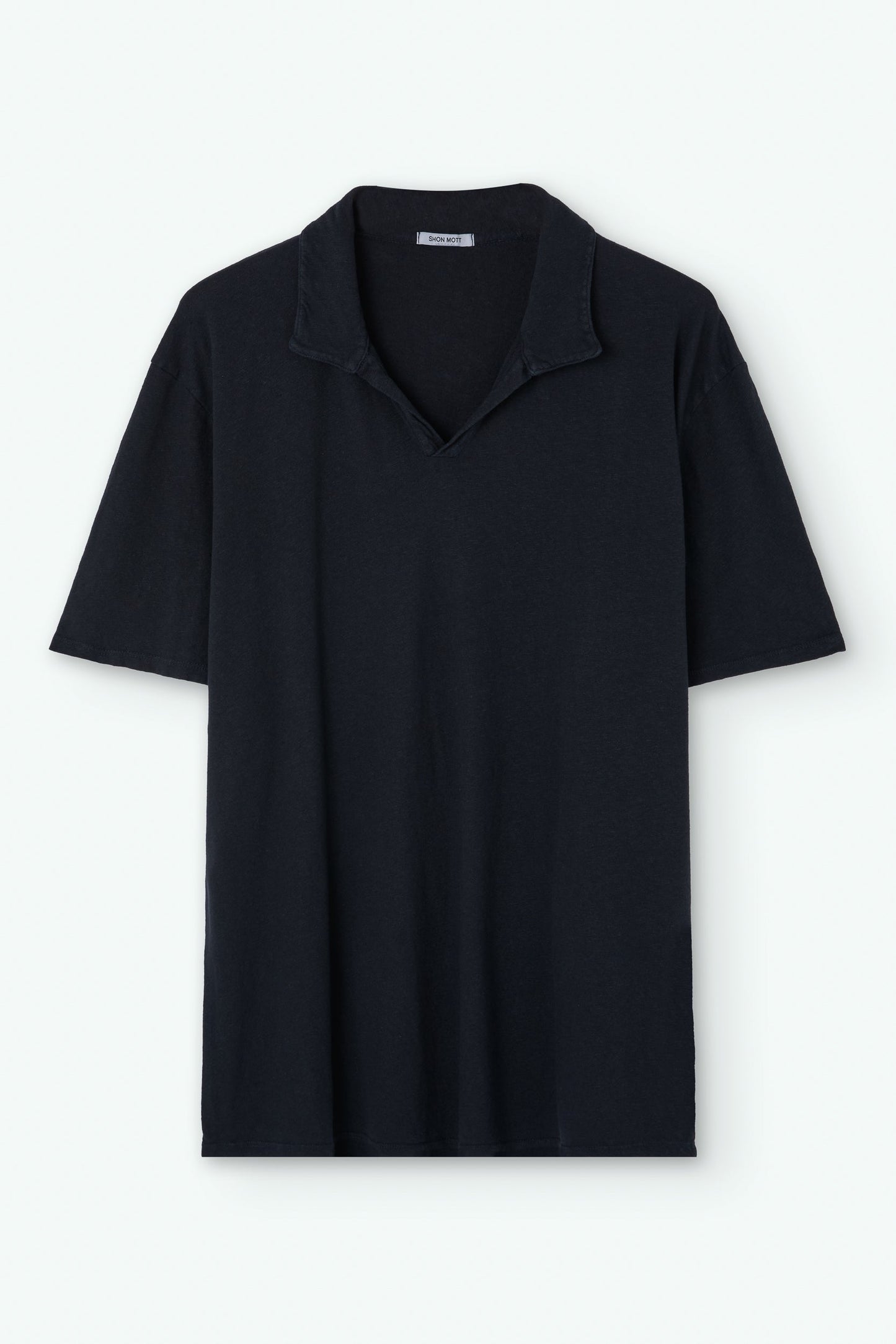 Polo de lino y algodón