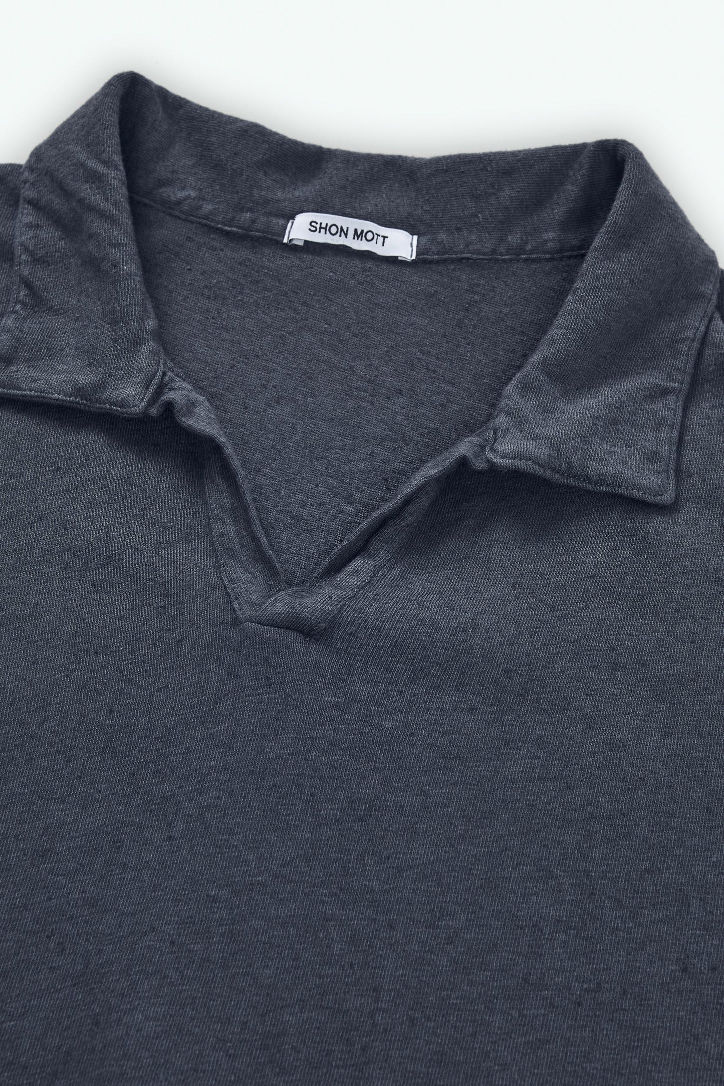 Polo de lino y algodón