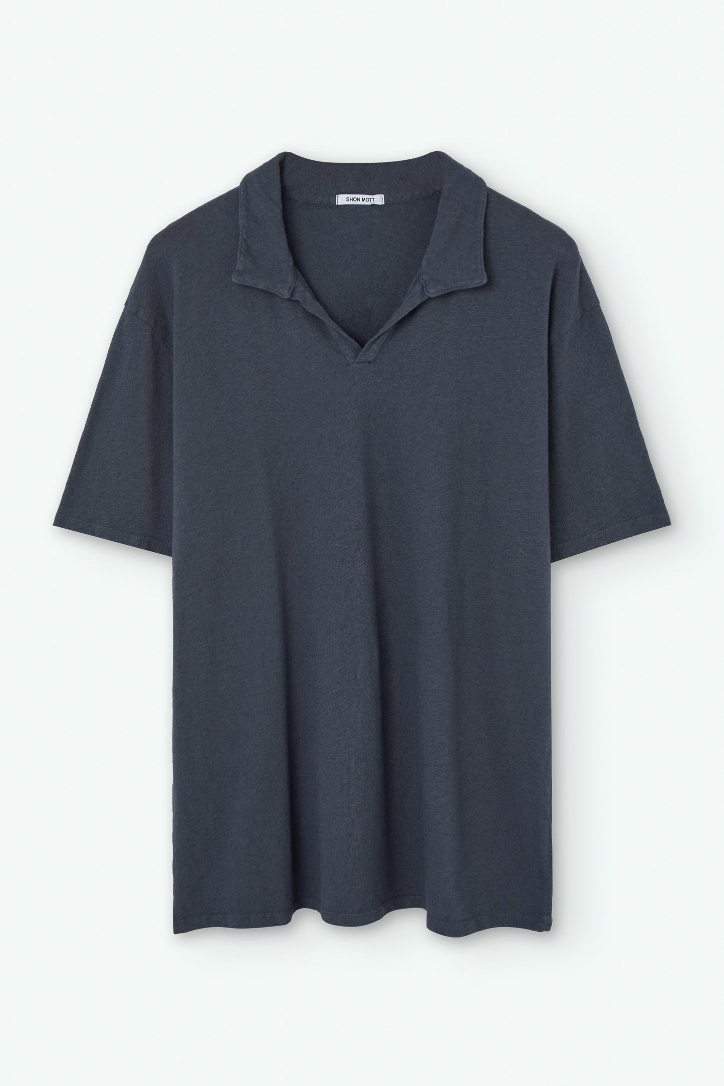 Polo de lino y algodón